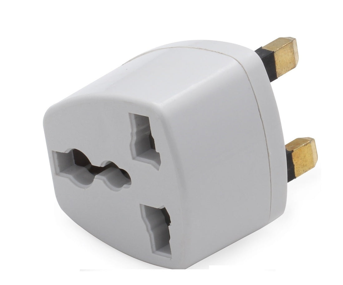Lot de 200 adaptateurs secteur gb voyage uk prise electrique europeenne vers fiche anglaise - ECLATS DESTOCKAGE