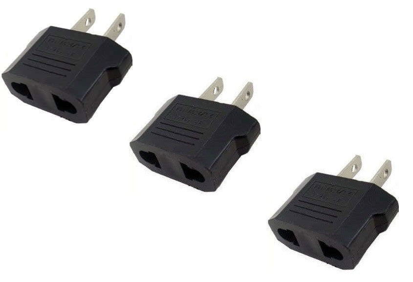 Lot de 3 adaptateur de voyage prise électrique monde vers usa etats-unis Thaïlande Mexico Caraïbes - ECLATS DESTOCKAGE