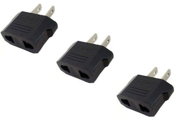 Lot de 3 adaptateur de voyage prise électrique monde vers usa etats-unis Thaïlande Mexico Caraïbes - ECLATS DESTOCKAGE