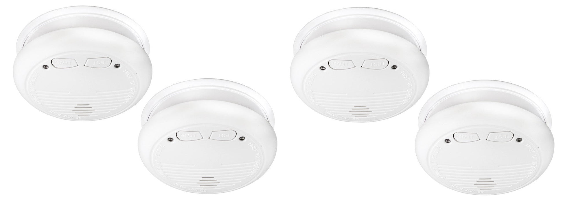Lot de 4 detecteurs de fumee incendie rf en14604 sans fil 433mhz alarme feu radio hf ECLATS DESTOCKAGE