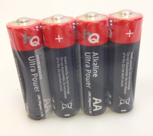 Lot de 4 piles 1.5v alcaline lr06 aa hq-alk-aa-01 lr6sc aa am3 lr6 15a e91mn1500 815 4006 - ECLATS DESTOCKAGE