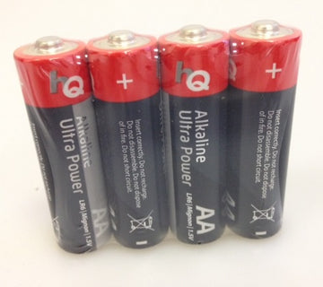 Lot de 4 piles 1.5v alcaline lr06 aa hq-alk-aa-01 lr6sc aa am3 lr6 15a e91mn1500 815 4006 - ECLATS DESTOCKAGE