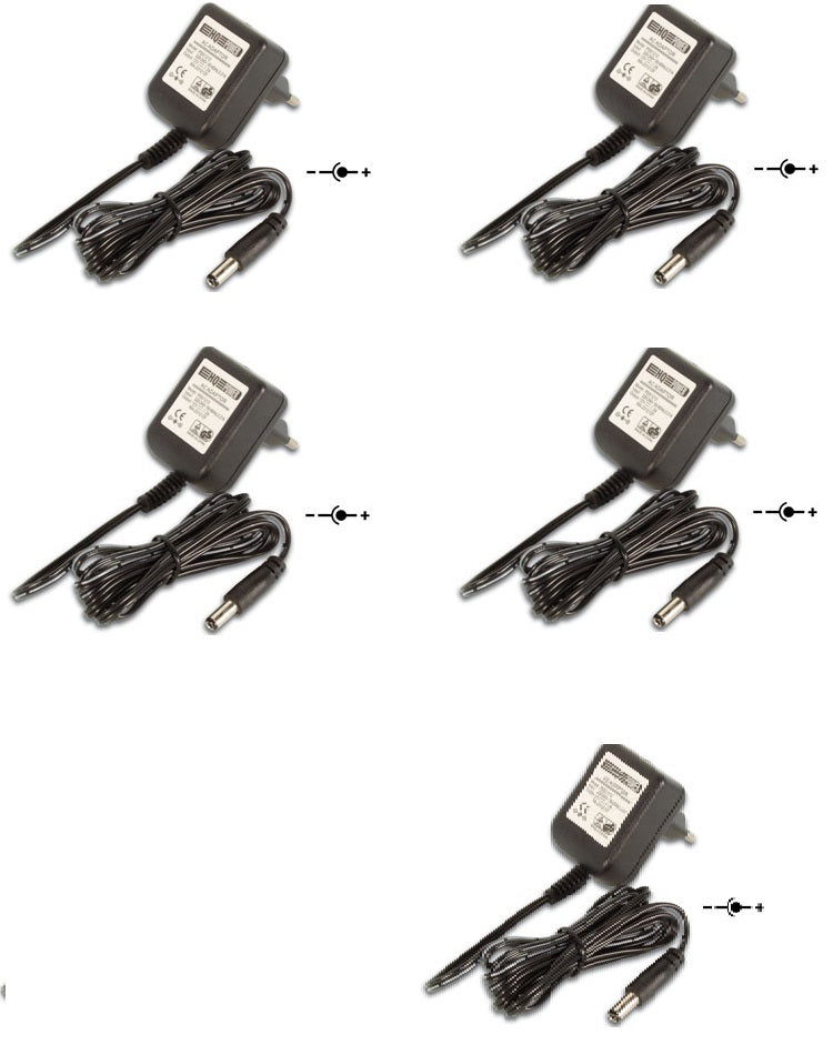 Lot de 5 adaptateurs 110v 220v 12v 1.2a 15w alimentation compatible 0.8a 0.9a 1a 1.1a pss1212 ECLATS DESTOCKAGE
