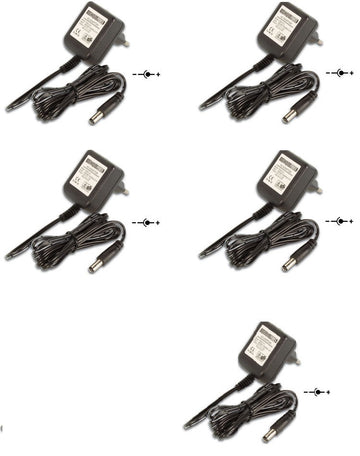 Lot de 5 adaptateurs 110v 220v 12v 1.2a 15w alimentation compatible 0.8a 0.9a 1a 1.1a pss1212 ECLATS DESTOCKAGE