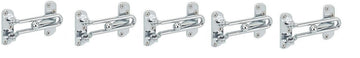 Lot de 5 entrebailleurs de porte appartement villa habitation chainettes chaine de securite dg001-pc ECLATS DESTOCKAGE