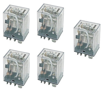Lot de 5 relais puissance 24v 10a 8 pin 220v 240v vr10hd242c 24vcc 230vca 2 x repos ECLATS DESTOCKAGE