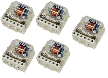 Lot de 5 telerupteurs bipolaire 220v r2602 relais finder r 26.02 10a interrupteur impulsion 230vca ECLATS DESTOCKAGE