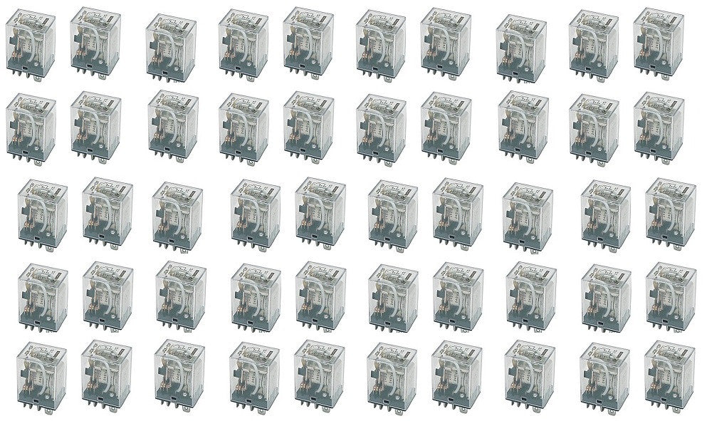 Lot de 50 relais puissance 24v 10a 8 pin 220v 240v vr10hd242c 24vcc 230vca 2 x repos ECLATS DESTOCKAGE
