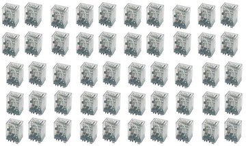Lot de 50 relais puissance 24v 10a 8 pin 220v 240v vr10hd242c 24vcc 230vca 2 x repos ECLATS DESTOCKAGE