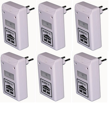 Lot de 6 repulsifs ultrason anti rat souris rongeur chasse repousse sur 60 m2 stoprats ECLATS DESTOCKAGE