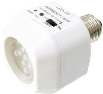 Lumiere de secours led rechargeable lamp emg02hq eclairage de securite douille e27 hq ECLATS DESTOCKAGE