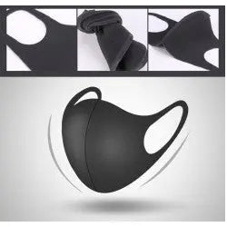 Masque respiratoire lavable reutilisable livre sans filtre 5 couches mrlavf anti poussiere pollution destockage - ECLATS DESTOCKAGE
