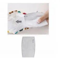 Masque respiratoire lavable reutilisable livre sans filtre 5 couches mrlavf anti poussiere pollution destockage - ECLATS DESTOCKAGE