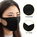 Masque respiratoire lavable reutilisable livre sans filtre 5 couches mrlavf anti poussiere pollution destockage - ECLATS DESTOCKAGE