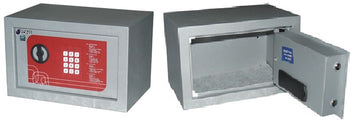 Mini coffre fort 17x23x17cm avec serrure électronique à code - ECLATS DESTOCKAGE