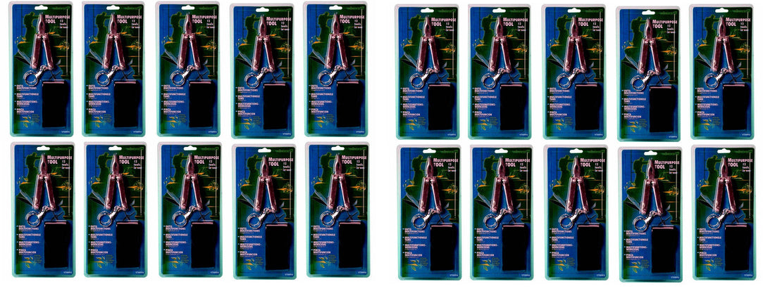 20 Mini pince 12 fonctions tournevis plat cruciforme petit grand couteau lime à ongles ciseau porte cles pince a couder vtmpp4 ECLATS DESTOCKAGE