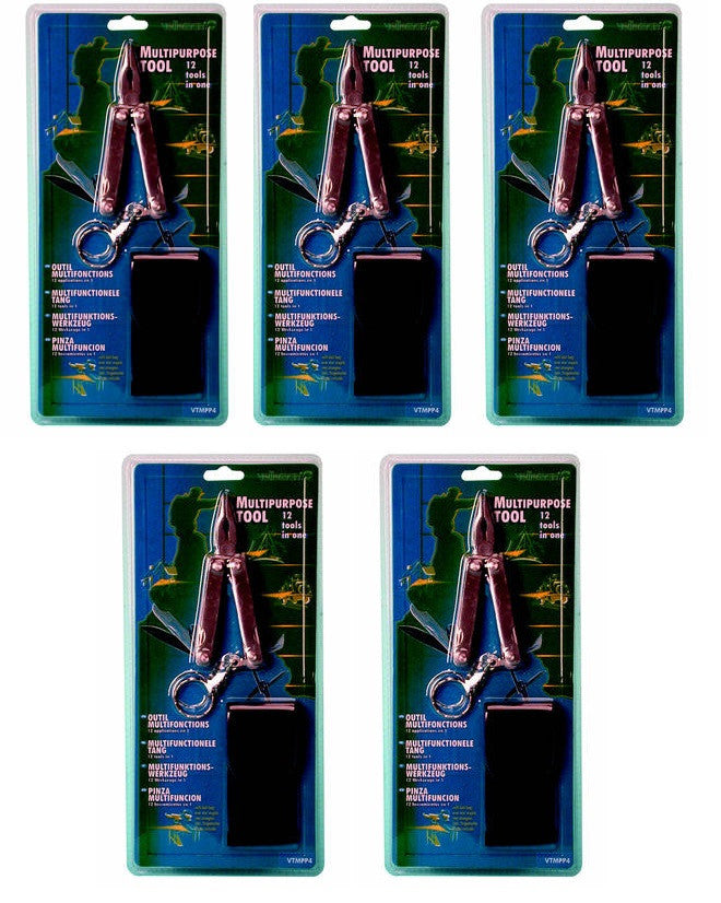 5 Mini pince 12 fonctions tournevis plat cruciforme petit grand couteau lime à ongles ciseau porte cles pince a couder vtmpp4 ECLATS DESTOCKAGE