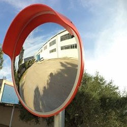 Miroir 60cm routier convexe panoramique pvc 30cm 35cm 40cm 45 cm champ de vision de 180° ECLATS DESTOCKAGE