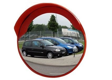 Miroir surveillance 78cm 80cm circulation routiere convexe 1m exterieur signalisation sécurité ECLATS DESTOCKAGE