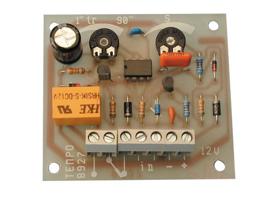 Module electronique temporisation 12vcc 0 à 90sec analyseur electronique 12vcc systèmes d'alarmes - ECLATS DESTOCKAGE