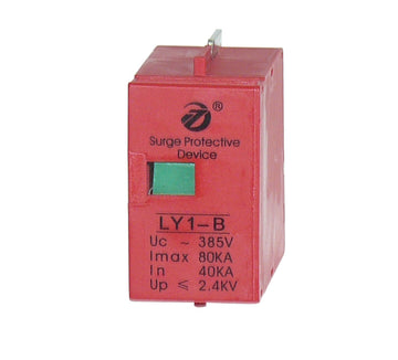 Module ly1-b cartouche de rechange pour parafoudre pfr4t1 pfr2t1 haute capacite rail din 80ka LY1-B ECLATS DESTOCKAGE