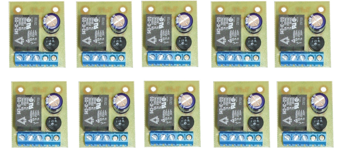 10 Module relais 12v ac ou dc 1 contact no nf convertisseur tension ca cc ECLATS DESTOCKAGE