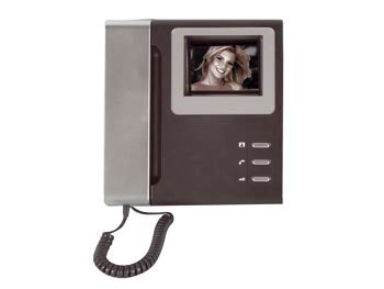 Moniteur interphone electronique villa portier video n/b camset14/mon saillie noir et blanc 5410329340483 ECLATS DESTOCKAGE