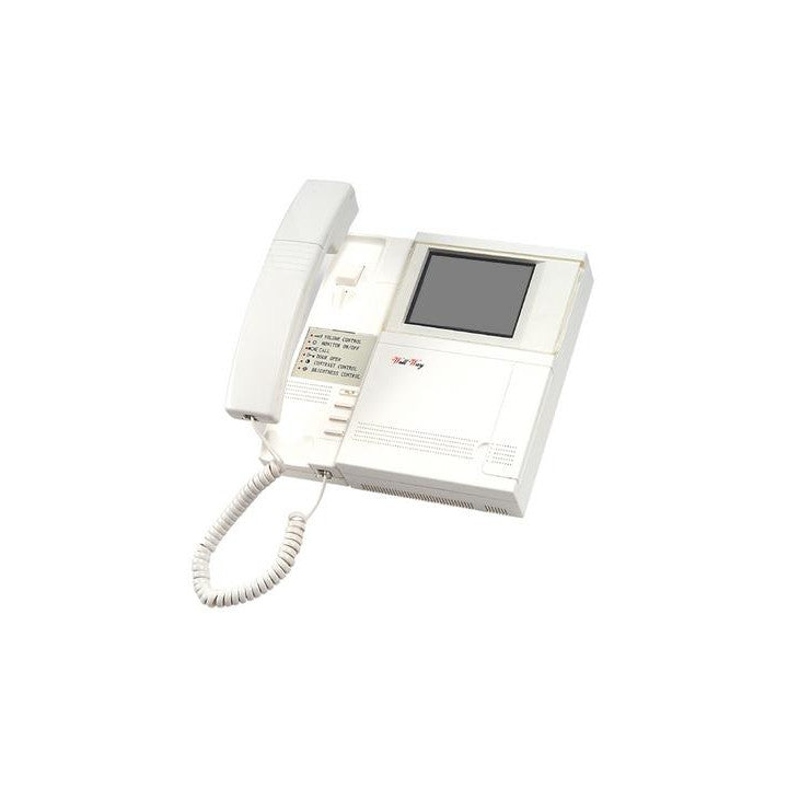 Moniteur surveillance video n/b noir et blanc4'' 8cm pour portier video codee immeuble collectif - ECLATS DESTOCKAGE