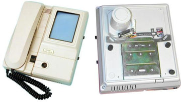 Moniteur surveillance video reconditionne n/b noir et blanc 4'' 8cm pour portier video (alpv à raj) ECLATS DESTOCKAGE