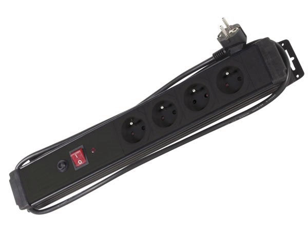 Multiprise 4 prises bloc electrique 220v ebp04n parafourdre netbp4ssf netbp4ssf2 - ECLATS DESTOCKAGE