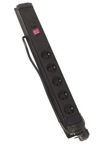 Multiprise parafoudre avec interrupteur câble 1.5 m 5 prises - ECLATS DESTOCKAGE