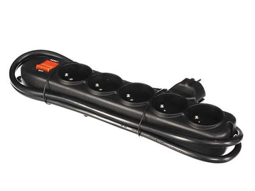 Multiprises Parasurtenseur 5 prises francaises 1.5 m 5 prises - ECLATS DESTOCKAGE