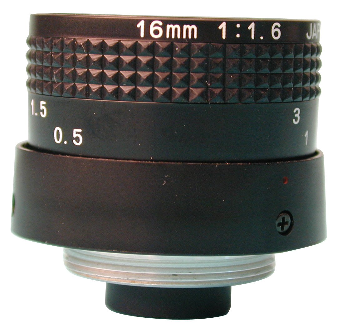 Objectif de camera 16mm 1: 1.6 iris sans diaphragme video surveilance caml14 - ECLATS DESTOCKAGE