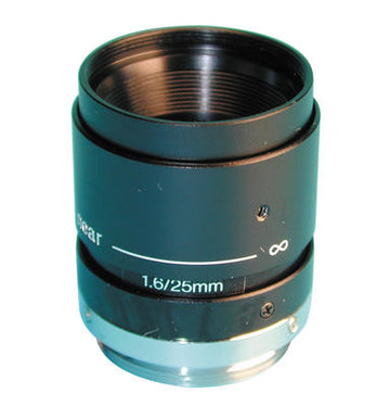 Objectif de camera 25mm 2/3 f1.6 reglage manuel diaphragme lm25nc iris video surveilance - ECLATS DESTOCKAGE