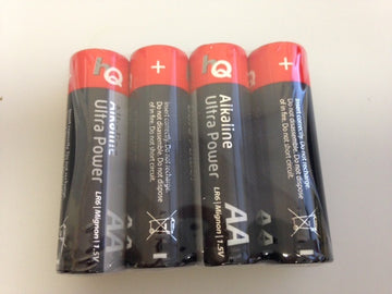 Pack 4 piles alcaline r6p 1.5v batteries lr06 aa am3 lr6 15a e91mn1500 815 4006 lr6sc - ECLATS DESTOCKAGE
