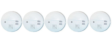 Pack 5 detecteur incendie 14604 buzzer detection alarme temperature smoke detector ECLATS DESTOCKAGE