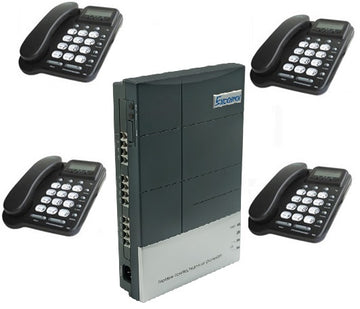 Pack central telephonique 2 lignes 8 postes pabx autocommutateur téléphone standard autocom - ECLATS DESTOCKAGE