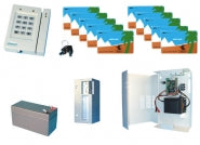 Pack controle entree sortie 1 acces pointeuse lecteur electronique carte magnetique contrôle acces ECLATS DESTOCKAGE