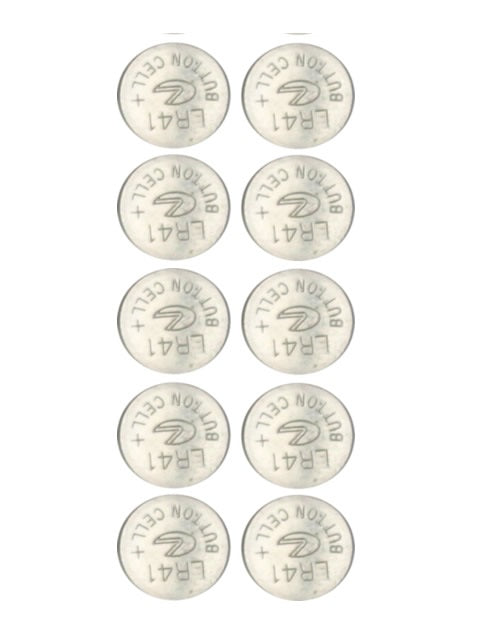 Pack de 10 piles 38mah plates 1.55v telecommande - ECLATS DESTOCKAGE
