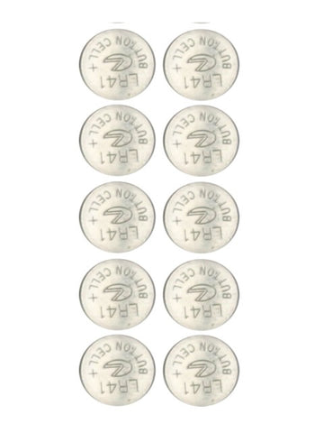 Pack de 10 piles 38mah plates 1.55v telecommande - ECLATS DESTOCKAGE
