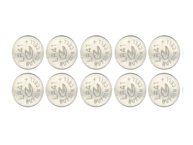 Pack de 10 piles LR14 38mah plates 1.55v telecommande - ECLATS DESTOCKAGE