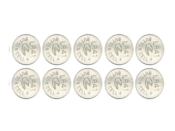 Pack de 10 piles plates 1.55v telecommande 38mah sr41w - ECLATS DESTOCKAGE