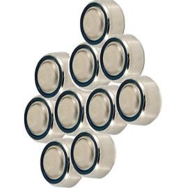 Pack de 10 piles plates telecommande 1.55v 38mah sr41w sr41 392 ag3 - ECLATS DESTOCKAGE