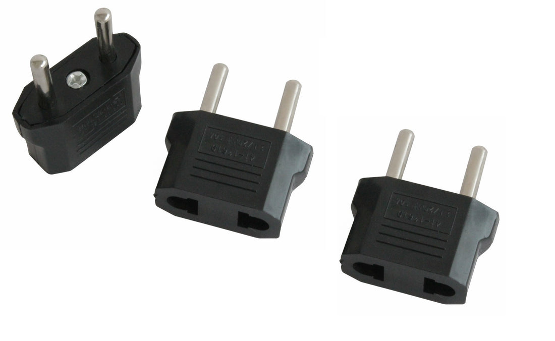 Pack de 3 adaptateurs voyage pour la chine japon canada prise electrique us vers fiche euro - ECLATS DESTOCKAGE