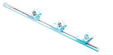 Pack eclairage electrique 220/12vca (3 spot btr 3 lampes dichroïque mr16 gu5.3 d20 1 rail)