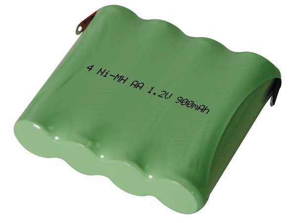 Pack nicd 4.8v-900mah 4,8v cosses souder batterie rechargeable 600mah 4 piles rechargeables 4kr6c - ECLATS DESTOCKAGE