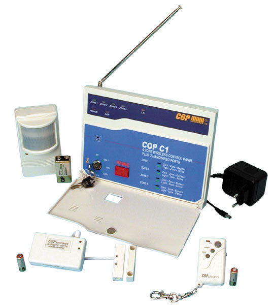 Pack systeme alarme radio hf electronique 433.92mhz (980c1 980mt 980i 980t 2 p12v p9vah) antivol - ECLATS DESTOCKAGE