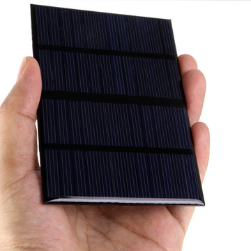 Panneau Solaire 12v 1.5w soit 120mA Chargeur pour batterie alimentation systeme energie ECLATS DESTOCKAGE