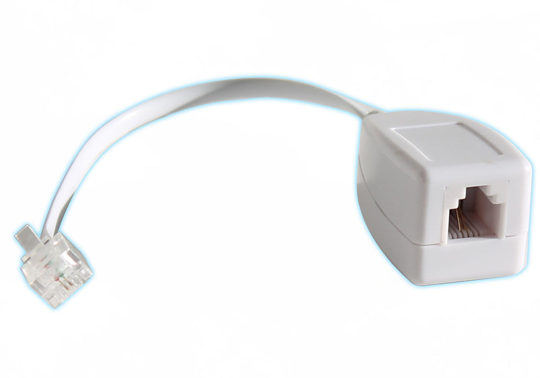 Parafoudre telephonique 1 ligne rj11 tel fax/modem compatible rj12 parasurtenseur parasurtension ECLATS DESTOCKAGE
