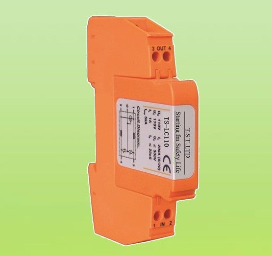 Parafoudre telephonique 1 ligne tel/fax/modem/adsl 3ka 110v rail telephone parasurtenseur surtension ECLATS DESTOCKAGE